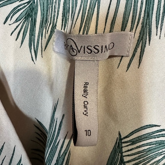 Bravissimo Cami Size 6 Palm Print NWT, 19” pit to pit, 19” overall length - Picture 6 of 12